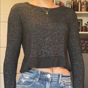 XS American Eagle outfitters Love sleeve cropped tee